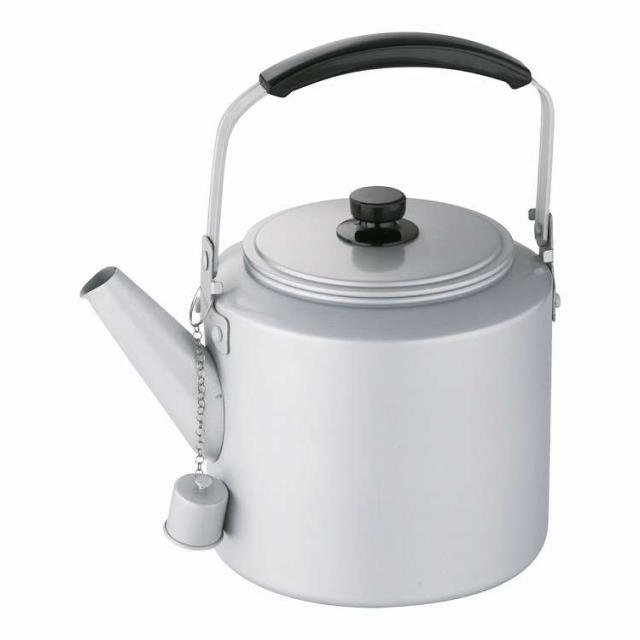 アルマイト シルバーハイケットル大型 (キャップ付き) 10L(代引不可)【送料無料】