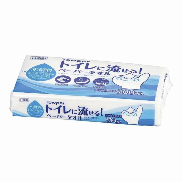 タウパー トイレに流せる!ペーパータオル (1ケース35束入)(代引不可)【送料無料】