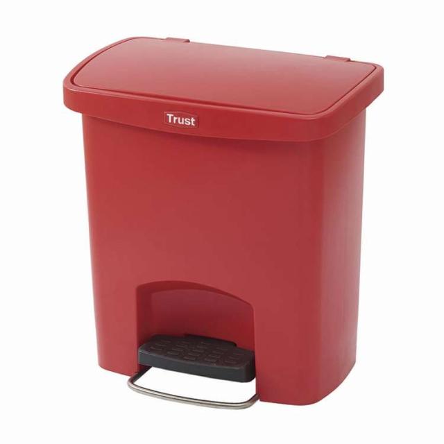 トラスト ステップオンコンテナ ワイド 袋止め付き 1306 レッド(代引不可)【送料無料】