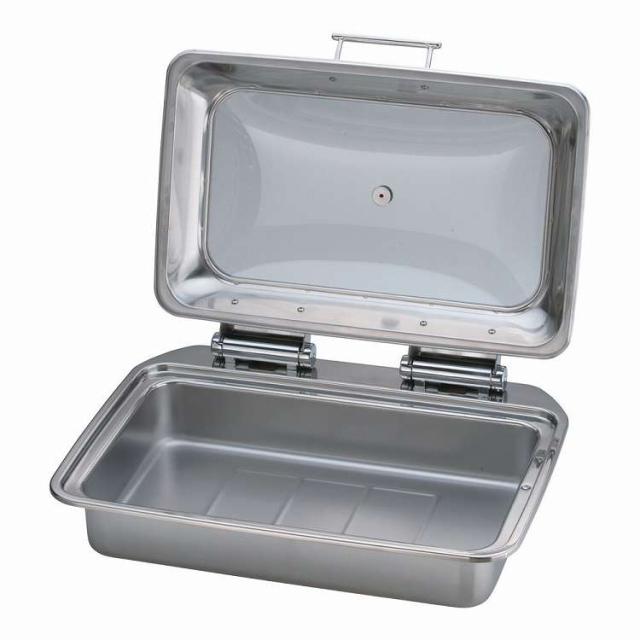 KINGO IH角チェーフィング FP無 ガラスカバー式1/1 D104(代引不可)【送料無料】