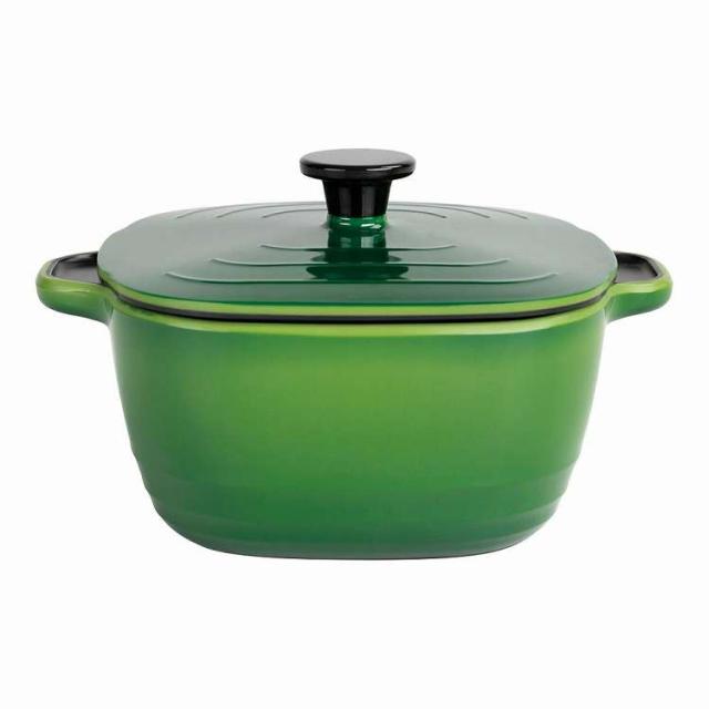 メラミン パールリバーポット 24cm グリーン(代引不可)【送料無料】