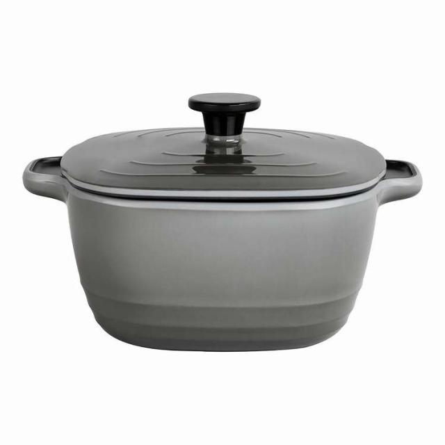 メラミン パールリバーポット 24cm グレー(代引不可)【送料無料】