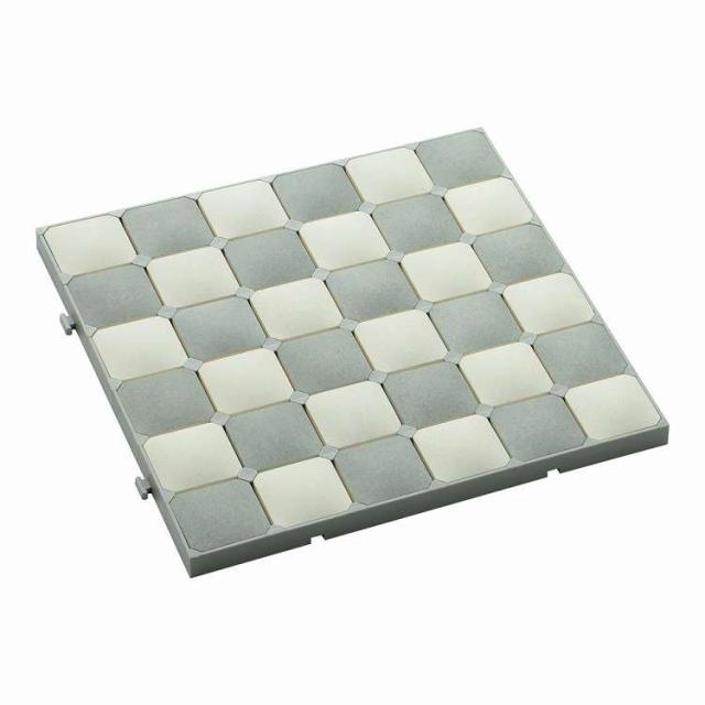 珪藻土 ジョイント式バスマット用 継足しバスマット グレー(代引不可)【送料無料】