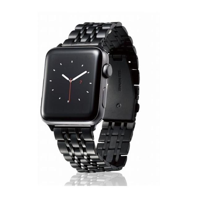 エレコム アップル ウォッチ44ミリ用ラグジュアリーステンレスバンド AW-44BDSS7BK(代引不可)【送料無料】の通販は