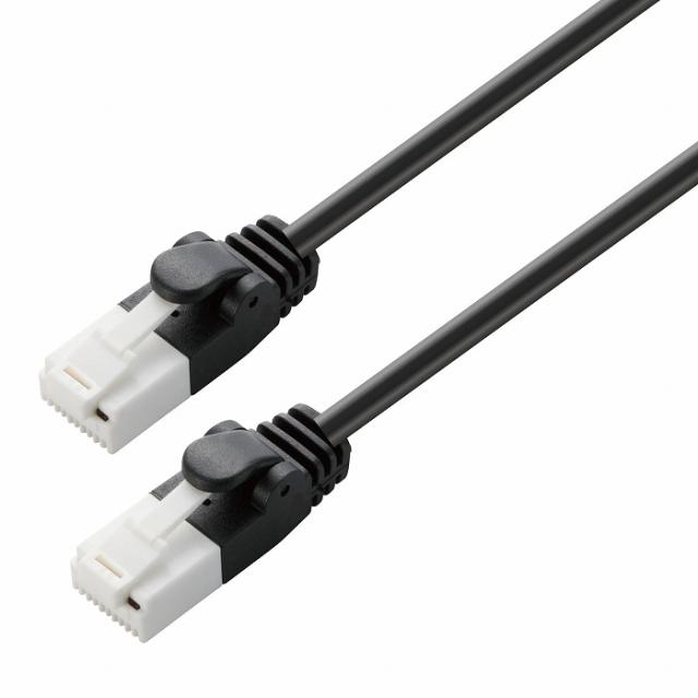 エレコム LANケーブル CAT6 30m ツメ折れ防止 ギガビット対応 高速通信 ヨリ線 スタンダード ブラック LD-GPT/BK30/RS(代引不可)【送料無