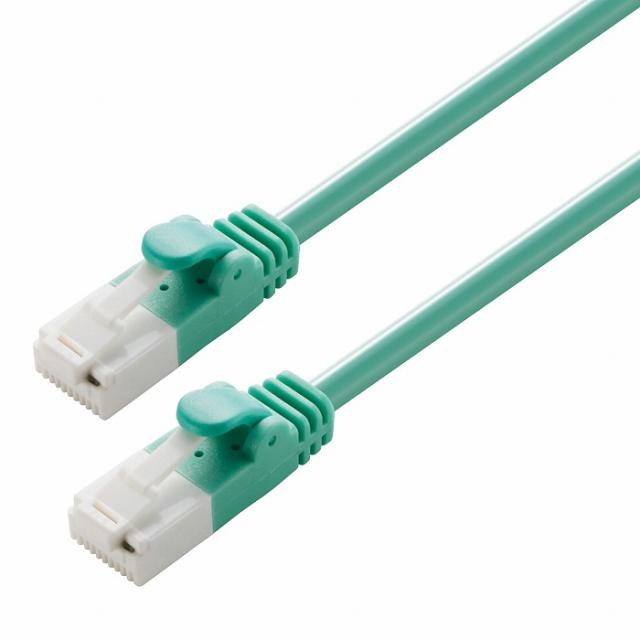 エレコム LANケーブル CAT6 30m ツメ折れ防止 ギガビット対応 高速通信 ヨリ線 スタンダード グリーン LD-GPT/GN30/RS(代引不可)【送料無