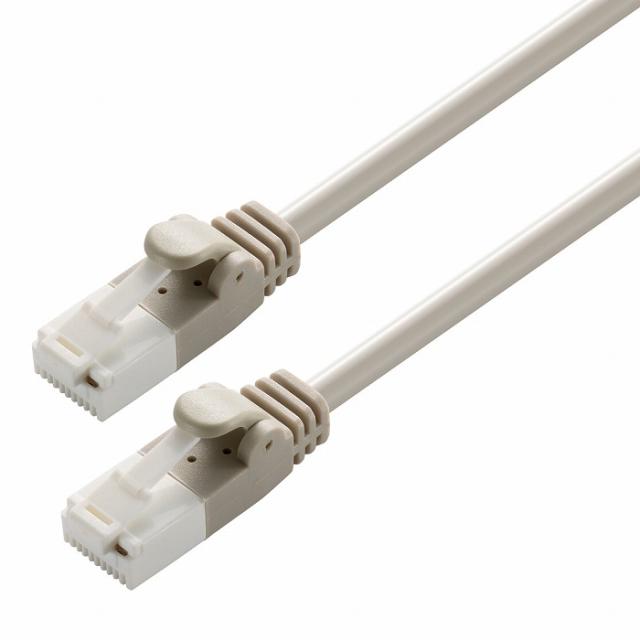 エレコム LANケーブル CAT6 50m ツメ折れ防止 ギガビット対応 高速通信 ヨリ線 スタンダード グレー LD-GPT/LG50/RS(代引不可)【送料無料