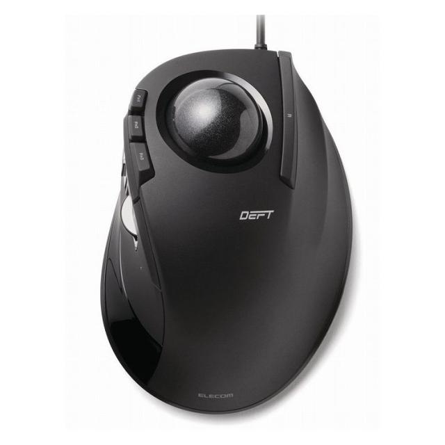 エレコム トラックボールマウス 8ボタン 34mm 玉 有線 高耐久スイッチ 半年保証 ブラック黒 M-DT2URBK M-DT2URBK(代引不可)【送料無料】の通販は 7,070円