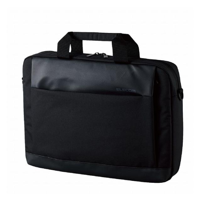 エレコム ビジネスバッグ パソコンバッグ 整理 ポケット 15.6インチ 2way ショルダーベルト付き おすすめ メンズ BM-BSSDBK(代引不可)【 の通販は 4,896円