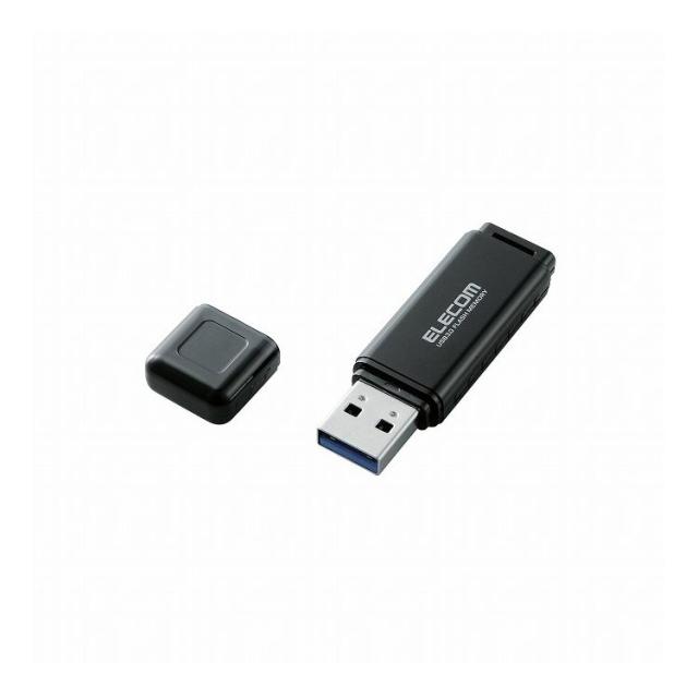 USBメモリ USB3.1 Gen1 スタンダード 16GB 1年保証 ブラック MF-HSU3A16GBK エレコム(代引不可)【送料無料】