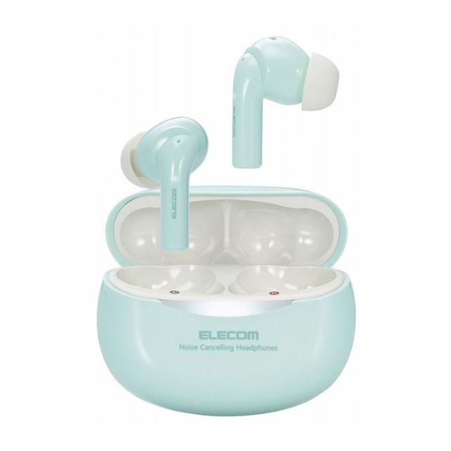 ワイヤレスイヤホン Bluetooth ノイズキャンセリング 耳せん機能 低遅延 外音モード Type-C 充電 グリーン LBT-TWS15GN 代引不可の通販は 7,979円