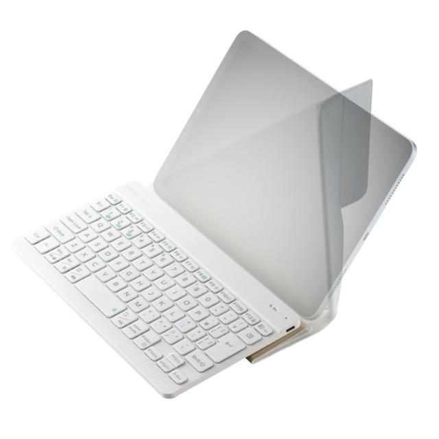 エレコム ワイヤレス キーボード Bluetooth 無線 パンタグラフ テンキーレス コンパクト 薄型 充電式 スタンド付 マルチペアリング(3台) 日本語配列 Slint ホワイト TK-TM15BPWH ELECOM(代引不可)【メール便配送】【送料無料】