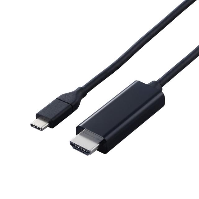 エレコム USB Type-C - HDMI 変換 ケーブル USB-C プラグ to HDMIプラグ 1m 4K 60Hz やわらか タイプC ポート搭載 機器対応 ブラック ELECOM(代引不可)【送料無料】の通販は 5,520円