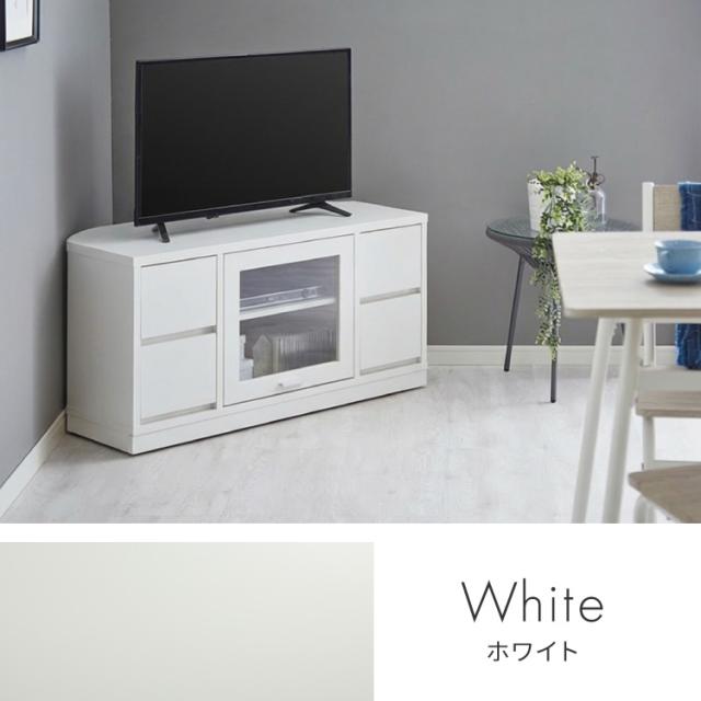 ガラス扉 左右にスウィングできるテレビ台 日本製 完成品 テレビ台 テレビボード コーナー 100cm 大型テレビ コーナーテレビ台 コーナータイプ コーナー設置 49V対応 隠しキャスター【送料無料】_16