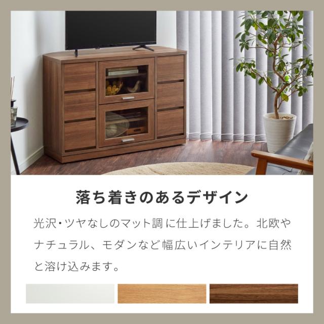 ガラス扉 左右にスウィングできるコーナーテレビ台 ハイタイプ 100cm 50インチ対応 日本製 完成品 テレビ台 テレビボード コーナー 大型テレビ コーナーテレビ台 隠しキャスター【送料無料】_13