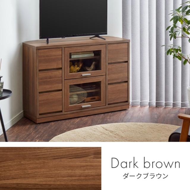 ガラス扉 左右にスウィングできるコーナーテレビ台 ハイタイプ 100cm 50インチ対応 日本製 完成品 テレビ台 テレビボード コーナー 大型テレビ コーナーテレビ台 隠しキャスター【送料無料】_18