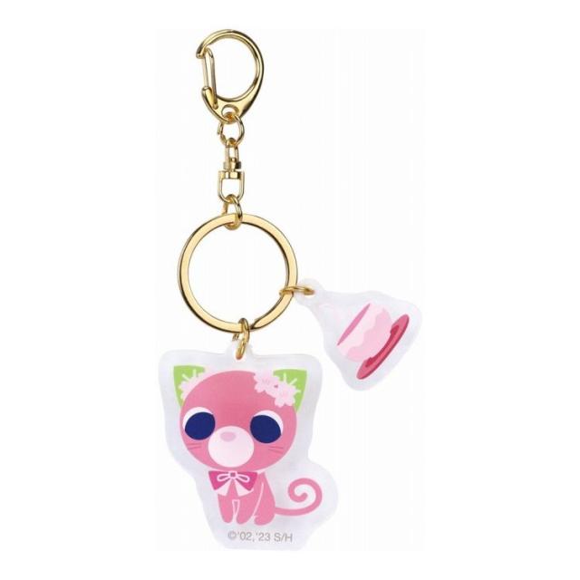 お茶犬 サクラ アクリルキーホルダー ZACK1 キャラクター かわいい