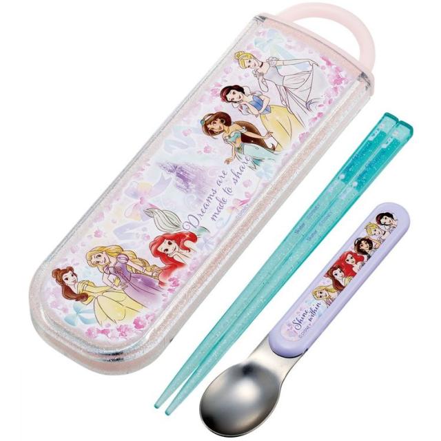 プリンセス25 スケーター 銀イオン抗菌 子供用 箸 スプーン コンビ