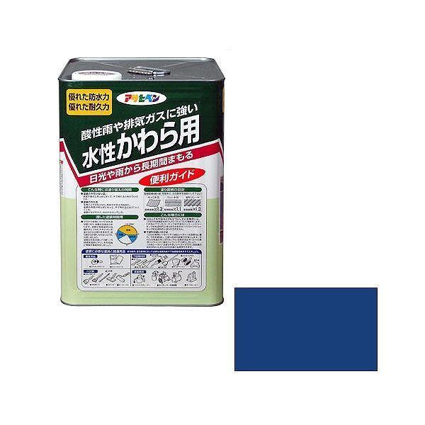 アサヒペン AP 水性かわら用 14L スカイブルー【送料無料】