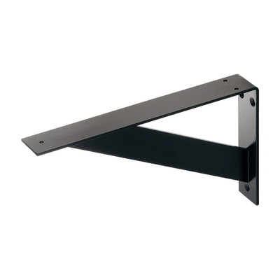 カクダイ 250-001-D ブラケット 平鋼ツヤ消し黒 #250-001-D(代引不可)【送料無料】の通販は 8,447円