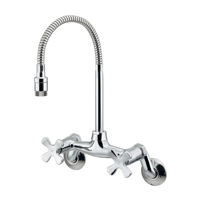 カクダイ カクダイ 124-110 2ハンドル混合栓 シャワー付 #124-110(代引不可)【送料無料】の通販は 20,360円