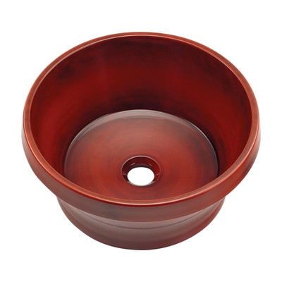 カクダイ 丸型手洗器 栃杢 493-255-BR(代引不可)【送料無料】の通販は