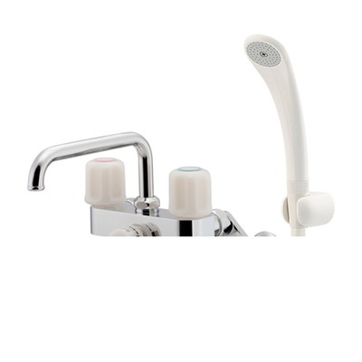 カクダイ 2ハンドルシャワー混合栓 137-800K(代引不可)【送料無料】の通販は 22,980円