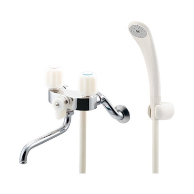 カクダイ 2ハンドルシャワー混合栓 139-801-240(代引不可)【送料無料】の通販は 22,290円