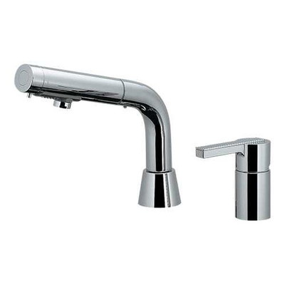 カクダイ カクダイ 186-004 シングルレバー引出し混合栓 #186-004(代引不可)【送料無料】の通販は