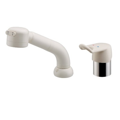 カクダイ 186-006K シングルレバー引出し混合栓 #186-006K(代引不可)【送料無料】の通販は