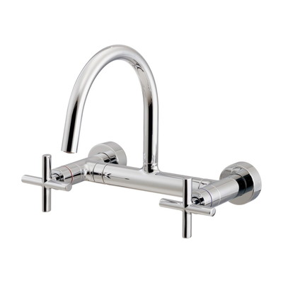 カクダイ 2ハンドル混合栓 128-119(代引不可)【送料無料】の通販は