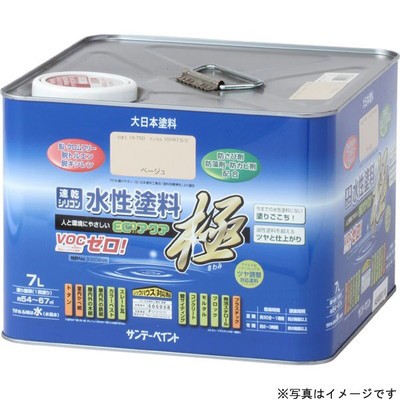 サンデーペイント 水性ECOアクア 茶 7L #275496(代引不可)【送料無料】