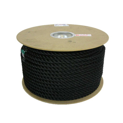 ユタカメイク ユタカ RE-64ブラック PEカラーロープドラム 12X100m(代引不可)【送料無料】の通販は 12,030円
