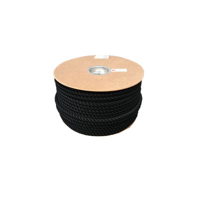 ユタカメイク ユタカ RS-61ブラック エステルロープ ドラム 12X100m(代引不可)【送料無料】の通販は