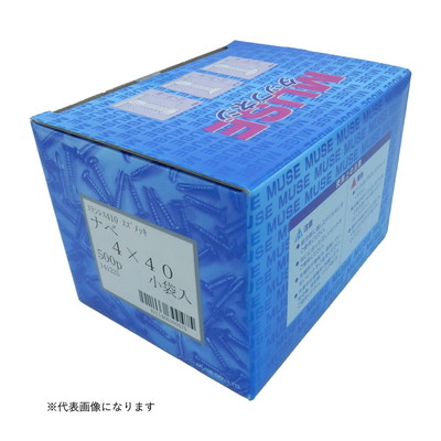 カワシマ盛工 MUSE タップネジステン(スズ) ナベ4×50 500入(代引不可)【送料無料】の通販はネジ