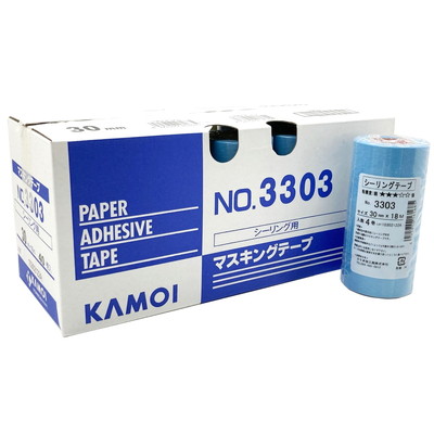 カモ井加工紙 シーリング用マスキングテープ No.3303 30mm×18m 40巻入 #161845(代引不可)【送料無料】の通販は 5,827円