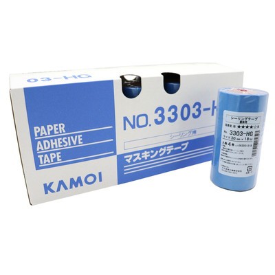 カモ井加工紙 躯体用マスキングテープ No.3303HG 30mm×18m 40巻入 #165751(代引不可)【送料無料】の通販は