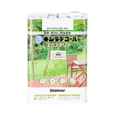 カンペハピオ 水性キシラデコール エクステリアS ワイス 3.4L #00047670410000(代引不可)【送料無料】