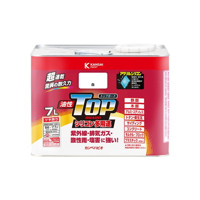 カンペハピオ 油性トップガード 白 7L #00017640011070(代引不可)【送料無料】