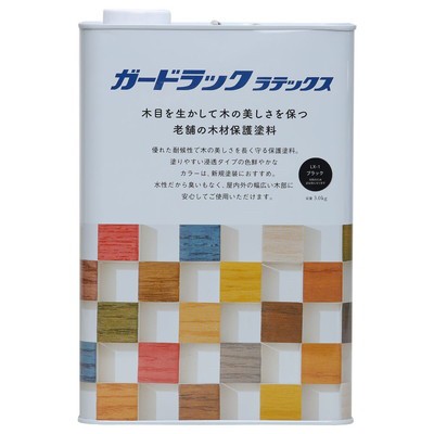 和信ペイント 和信 #800461 Gラックラテックス ブラック 3.0kg(代引不可)【送料無料】