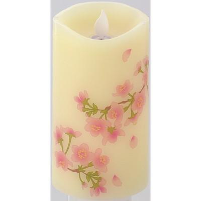 カメヤマ LEDキャンドル 進物 いろはあかり桜 S7686-10-30(代引不可)【送料無料】の通販は 5,324円