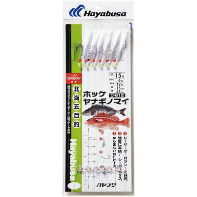 HAYABUSA SG胴突白フラッシャー レーザーオーロラシート6本 D-612 15号 D-612-15(代引不可)