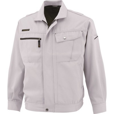 中国産業 Cs 3508-26-L 長袖ブルゾン 銀 L #3508-26-L(代引不可)【送料無料】の通販は 5,230円