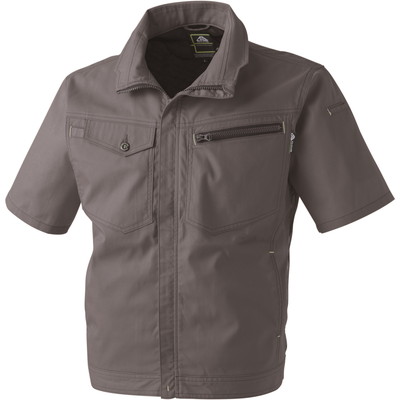 中国産業 Cs 2907-816-8L 半袖メッシュブルゾンオリーブ8L #2907-816-8L(代引不可)【送料無料】の通販は