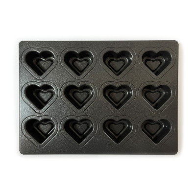 松永製作所 MBテフロン加工 ダブルハート天板 12P(代引不可)【送料無料】の通販は 7,134円