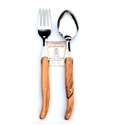 ライヨール ライヨール オリーブハンドル スプーン フォーク 白箱(代引不可)【送料無料】の通販は