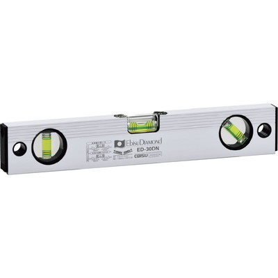 エビス 45゜付ベーシックレベル・シルバー ED-30DN(代引不可)【送料無料】の通販は