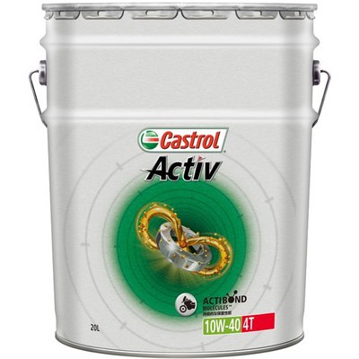 BPカストロール ACTIV 4T 10W40 20L(代引不可)【送料無料】の通販は