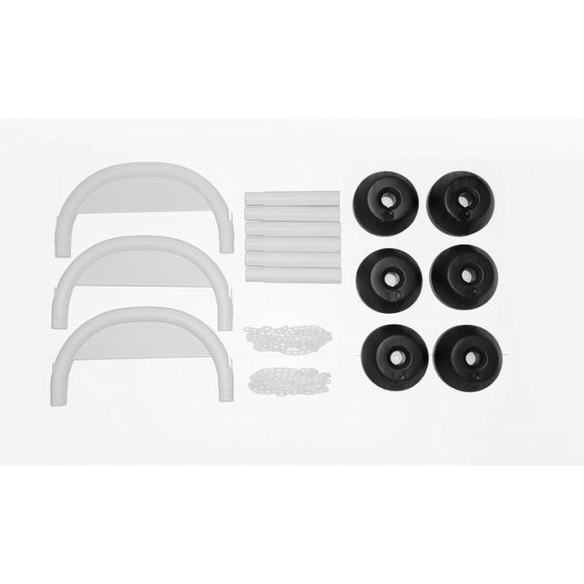 ミツギロン アーチスタンド3本組W(チェーン有り) 白・ホワイト SF-47-W(代引不可)【送料無料】