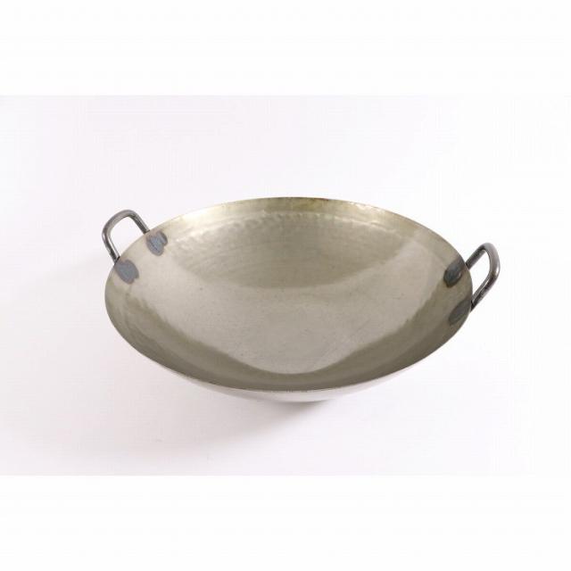 カンダ 鉄打出広東鍋(取手溶接)39cm #434002(代引不可)【送料無料】 8,485円